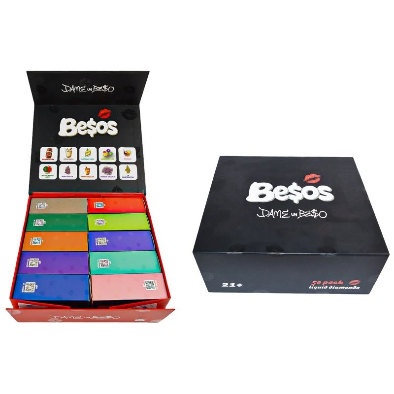 Besos 2ml Empty Disposable Vape Pen - Sleek Black Edition